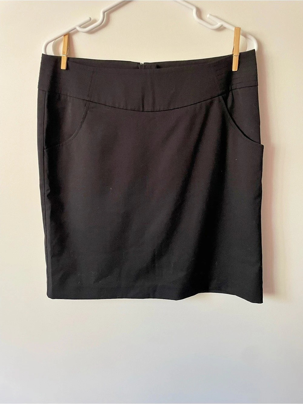 Mexx Black knee length pencil Skirt Size 8